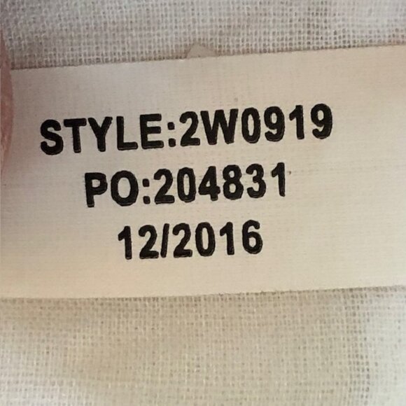 VINEYARD VINES White Embroidered Tassel Long Sleeve Top Small - Picture 12 of 15